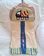 Geenny Boys Nursery Diaper Stacker Constructor Construction Tools Trucks Gears