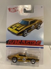 2021 Hot Wheels Flying Customs CUSTOM OTTO Gold New, Great Condition!