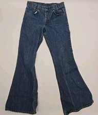 VTG Levis Orange Tab Flare Denim Bell Jeans 28x29 Retro 70s 80s SF