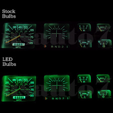 Dash Cluster Gauge Green Led Light Bulb Kit Fit 80-86 Ford F100 F150 F250 Bronco
