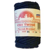 Catahoula No 96 Tarred Braided Bank Line 4 oz Spool 36 ft Nylon AA Seine Twine