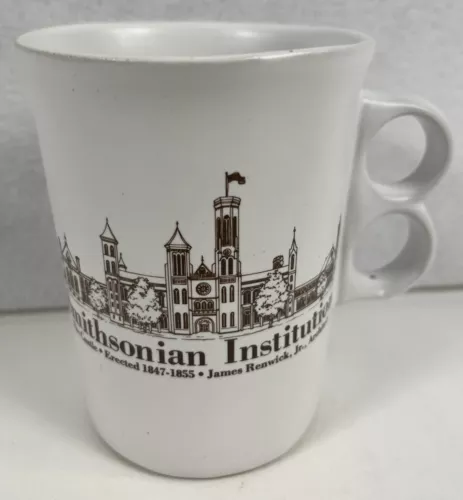 Smithsonian Institution Souvenir Coffee Mug Trigger Handle Bennington Potters