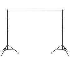 NEEWER 10x6.6ft Backdrop Stand w/4 Crossbars, 6 Clamps, 2 Sandbags Case