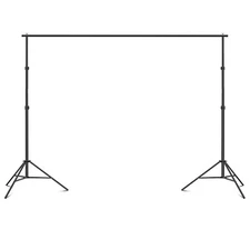 NEEWER 10x6.6ft Backdrop Stand w/4 Crossbars, 6 Clamps, 2 Sandbags & Case