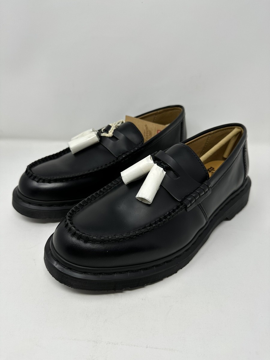 Supreme Dr. Martens Penton Tassel Loafer BLACK Size 12 brand new