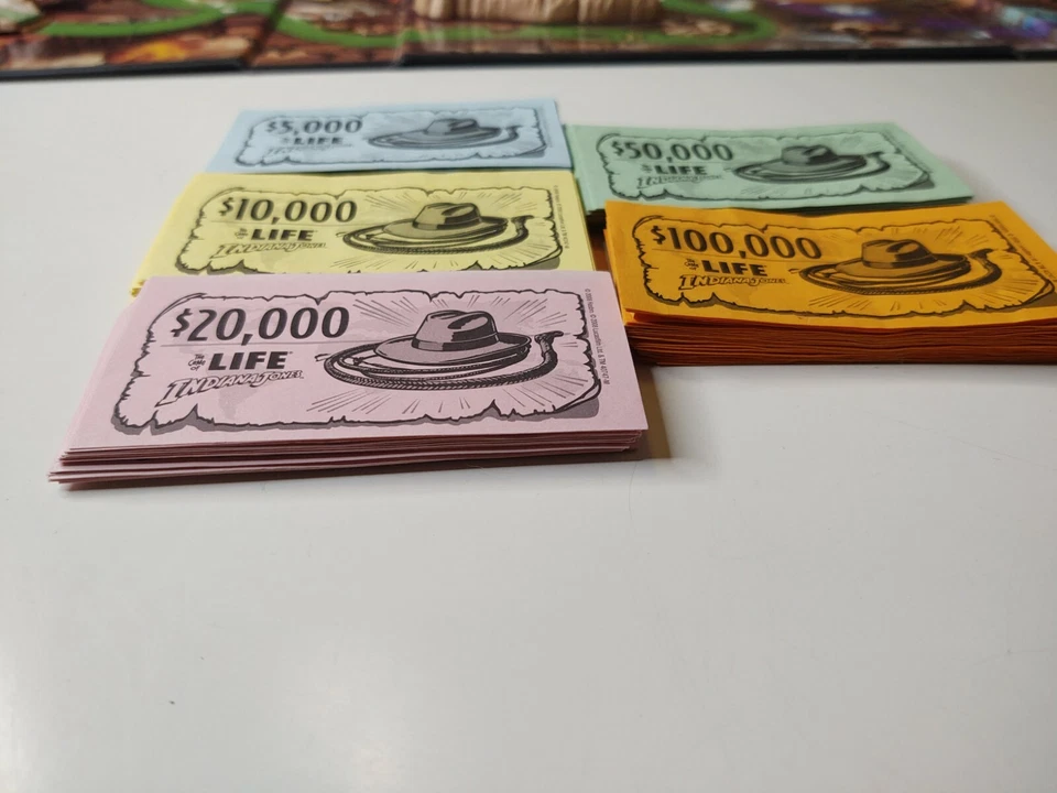 Limited Indiana Jones Life 2008 juego de repuesto dinero en efectivo piezas Foto 2 de 2