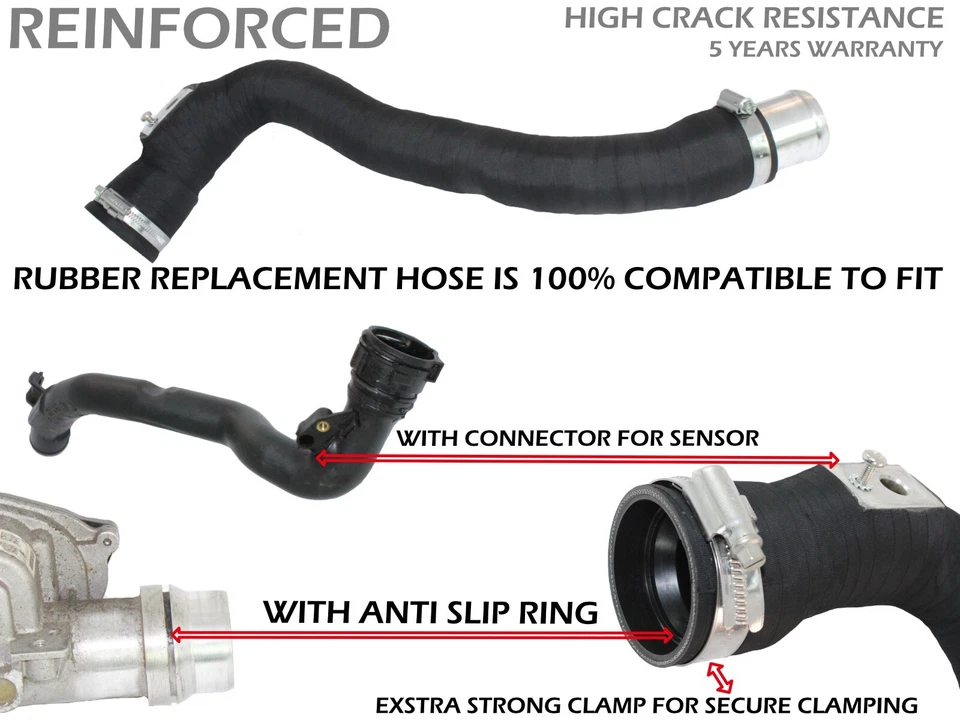 Tuyau turbo de remplacement NIS SAN NOTE 1.5 DCI 14460BH40C 14460-BH40C - Photo 3/4