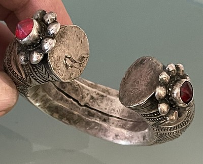 Bracelet De Danse Kuchi Afghanistan - Métal Alpacca - Occasion - Bijou Ethnique Vintage