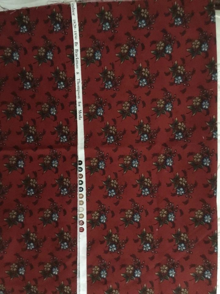 MODA Barbara Brackman/ Terry Clothier Thompson Windsor ~ 17” x 41” - Image 3 of 4