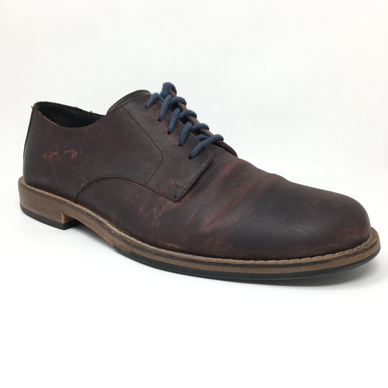 SAOLA Scarpe eleganti Cole Haan C11065 Oxford Derbys da uomo taglia 8 5 bordeaux invecchiate