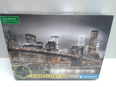 OVP NEU RAR: 1000 Teile Puzzle Clementoni  Flourescent New York Skyline