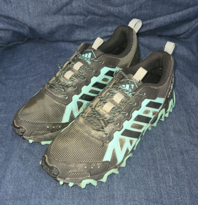 Adidas Women Shoe Incision Trail 10M Athletic Trail Running Sneaker Aqua Blue