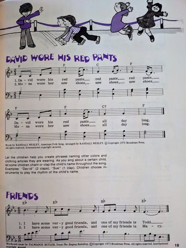 Music For Today's Children (Broadman Press) (1975/Hardcover) Songbook - Picture 4 of 5