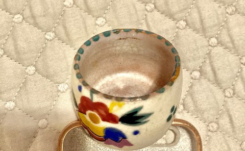 Pottery Art Poole England 2- 1 3/4 Inch Decorative Pots - Picture 7 of 7