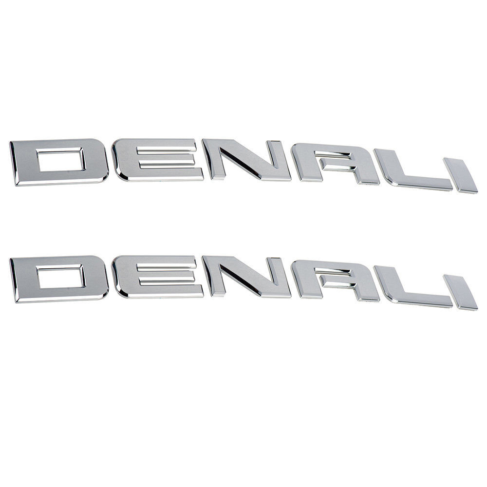 Conjunto de emblemas de puerta para GMC Denali 2007-2020 (P/N 15825691)