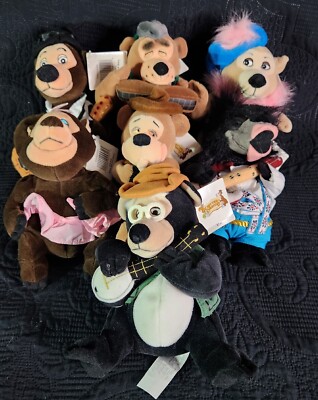 Rare Disney Critter Country Bears Set Of bean bag plush beanie