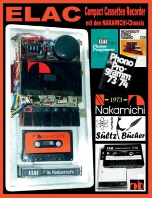 Elac Compact Cassetten Recorder Mit Den Nakamichi-Chassis