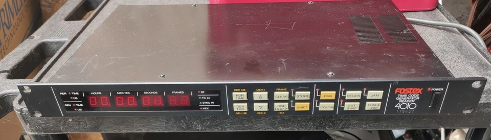 FOSTEX 4010 TIME CODE GÉNÉRATOR READER VINTAGE - Photo 1/1