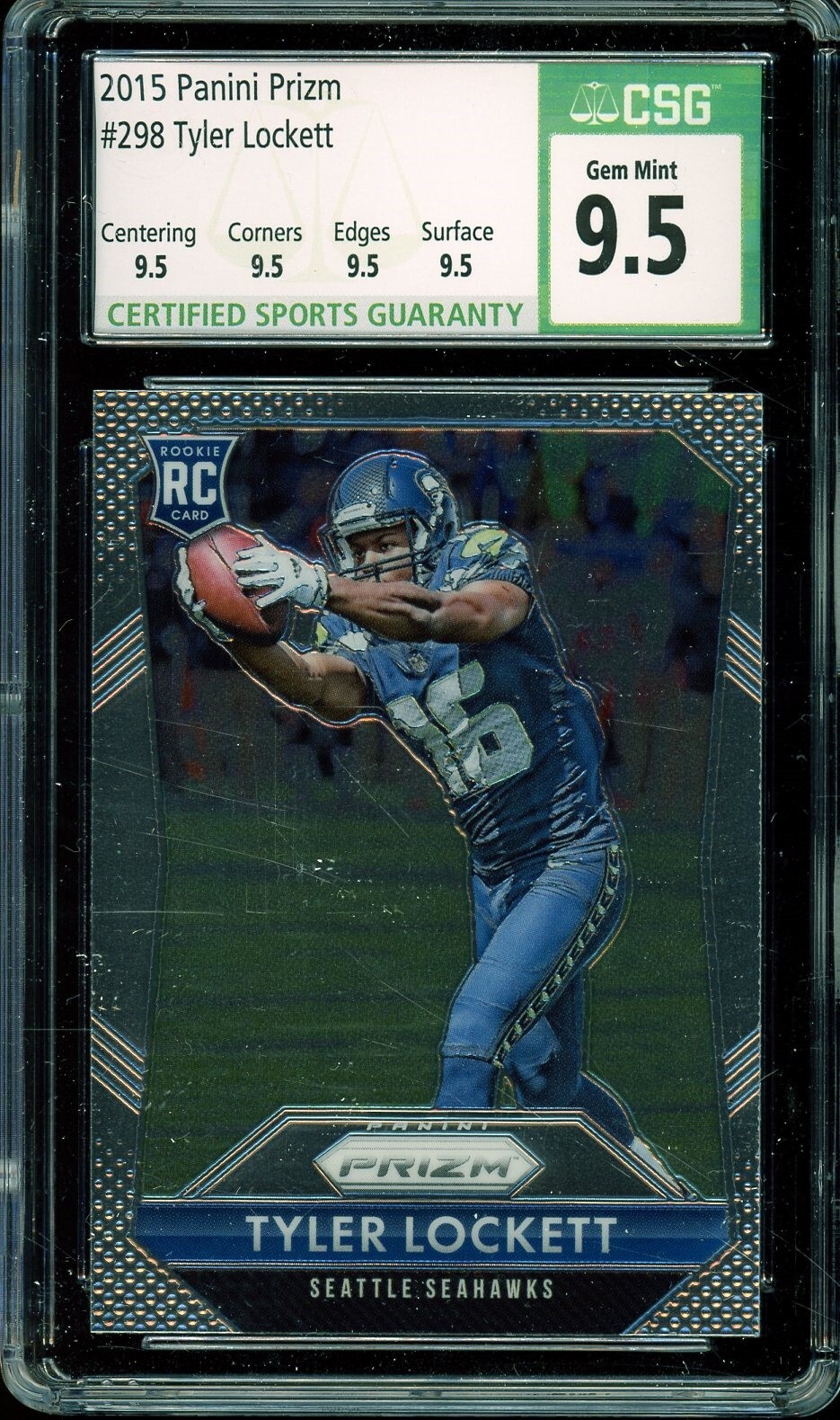 Tyler Lockett Panini Rookies & Stars Rookie Jersey Signature #9 Base