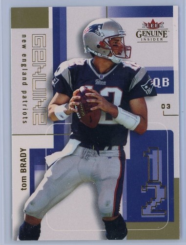 2003 Fleer Original Insider 11 Tom Brady New England Patriots QB - Bild 3 von 8