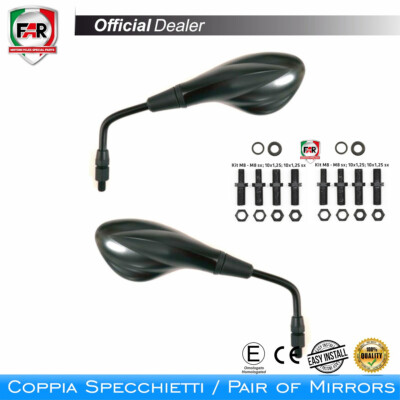 Paar FAR 6799 Und 6800 Zugelassene Spiegel Für Suzuki 400 DR Z SM 2005-2010