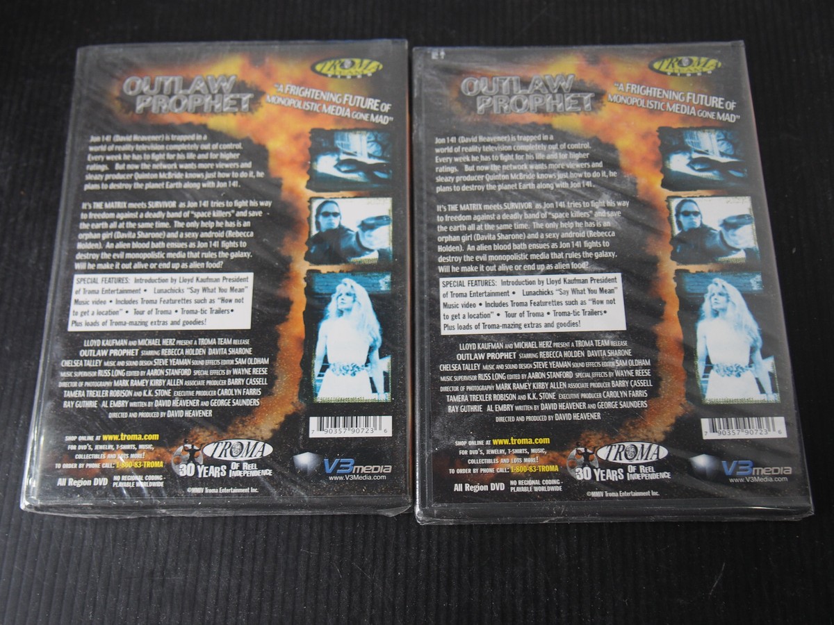 Outlaw Prophet with David Heavener : New Troma DvD 790357907236| eBay