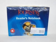 Journeys Reader's Notebook Grade K Volume 1 & 2 Brand New in Shrink Wrap