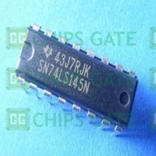 20PCS SN74LS145N Encapsulation:DIP-16,BCD-TO-DECIMAL DECODERS/DRIVERS