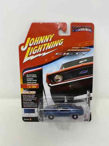 Johnny Lightning 1/64 Scale JLSP003 1969 Chevrolet Camaro ZL1 Fathom Green Poly - Afbeelding 1 van 2