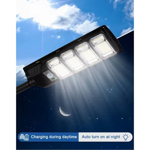 Commercial 99000000LM LED Outdoor Dusk to Dawn Solar Street Light Road Area Lamp - Bild 9 von 16