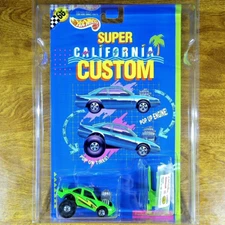 Hot Wheels Super California Custom Race Ace Green BW 1991 Chevrolet Beretta