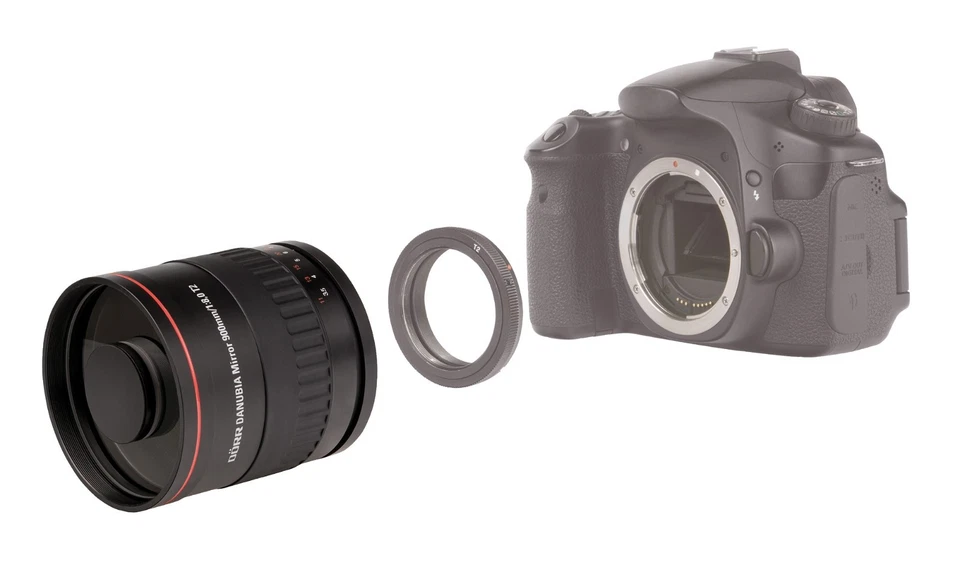 Téléobjectif 900mm Pour Canon EOS 750d 700d 1200d 1100d 1000d 650d 600d 550d 7d - Photo 2/4