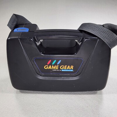 Official Sega Game Gear System Carry-All Carrying Case Asciiware Ascii plastic