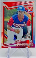 2022 Elite Extra Edition Juan Angel Javier Status Red 071/299 #184 - DPL