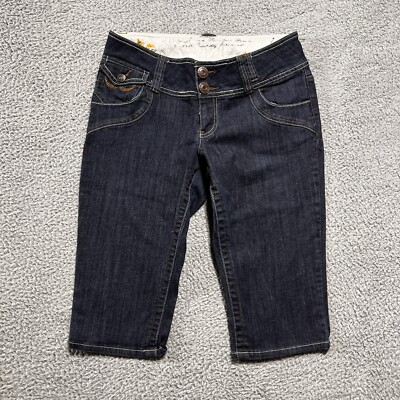 Vgt Y2K Zana Di Shorts Demin Jeans Low Waist Premium Stitch Back Pockets Size 11