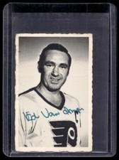 1970-71 O-Pee-Chee Deckle Edge Photos Ed Van Impe #34 Philadelphia Flyers