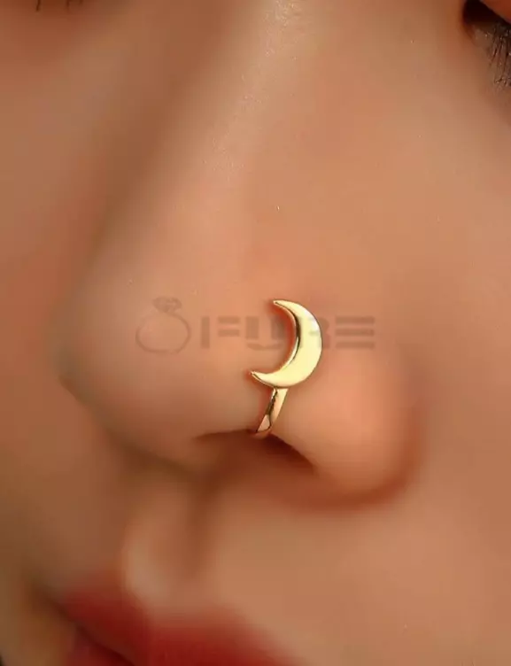 Nose ring moon cheap