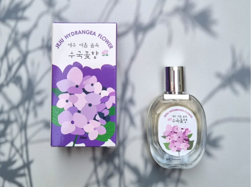 Jeju Summer Hydrangea Perfume – Soft Floral Musk 30ml K-Beauty