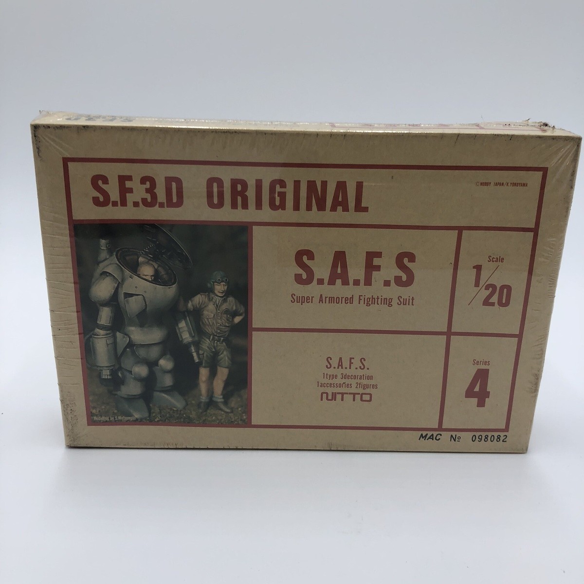 新品未開封 NITTO SF3D ORIGINAL AFS SAFS PAK SF3D Nitto Ma.K 1/6 SAFS Vinyl Model Kit Maschinen Krieger
