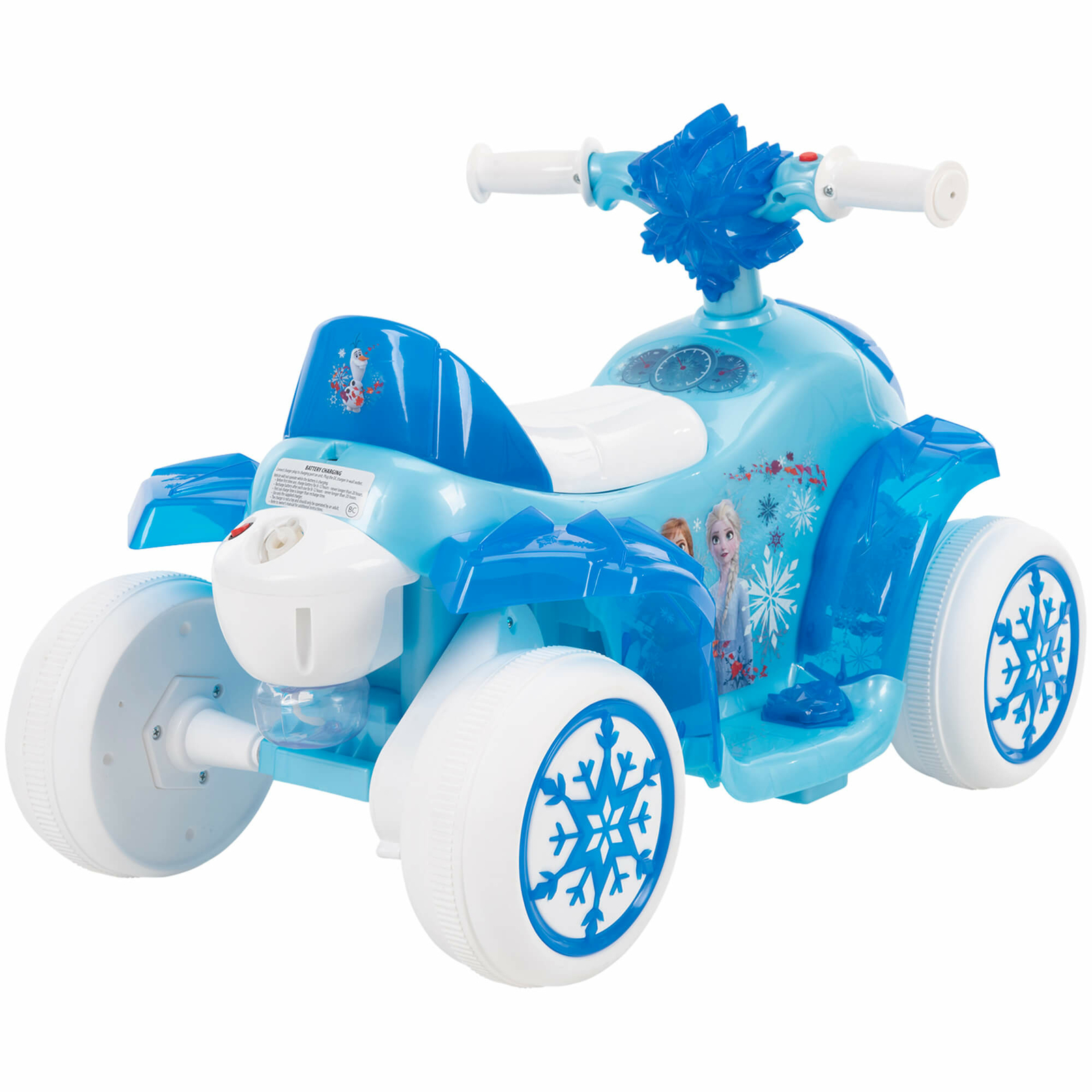Huffy Disney Frozen Electric RideOn Quad Toddler 4Wheel Bubble Maker