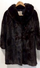 George Pilney Women's Brown Mink Fur Coat , Size M