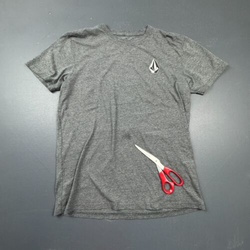 Volcom Graphic T-Shirt Men’s Small Gray Short Sleeve Logo Print Skateboard - Picture 6 of 9