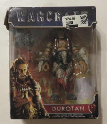 World Of Warcraft Action Figure Durotan 6 Inch Figure With Battle Axe Jakks NEW!