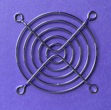 70mm Chrome Finished Fan Grill Guard Metal Steel Wire Zinc Plated