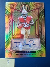 2022 Panini Gold Standard Tyrion Davis-Price #163 San Francisco 49ers /199