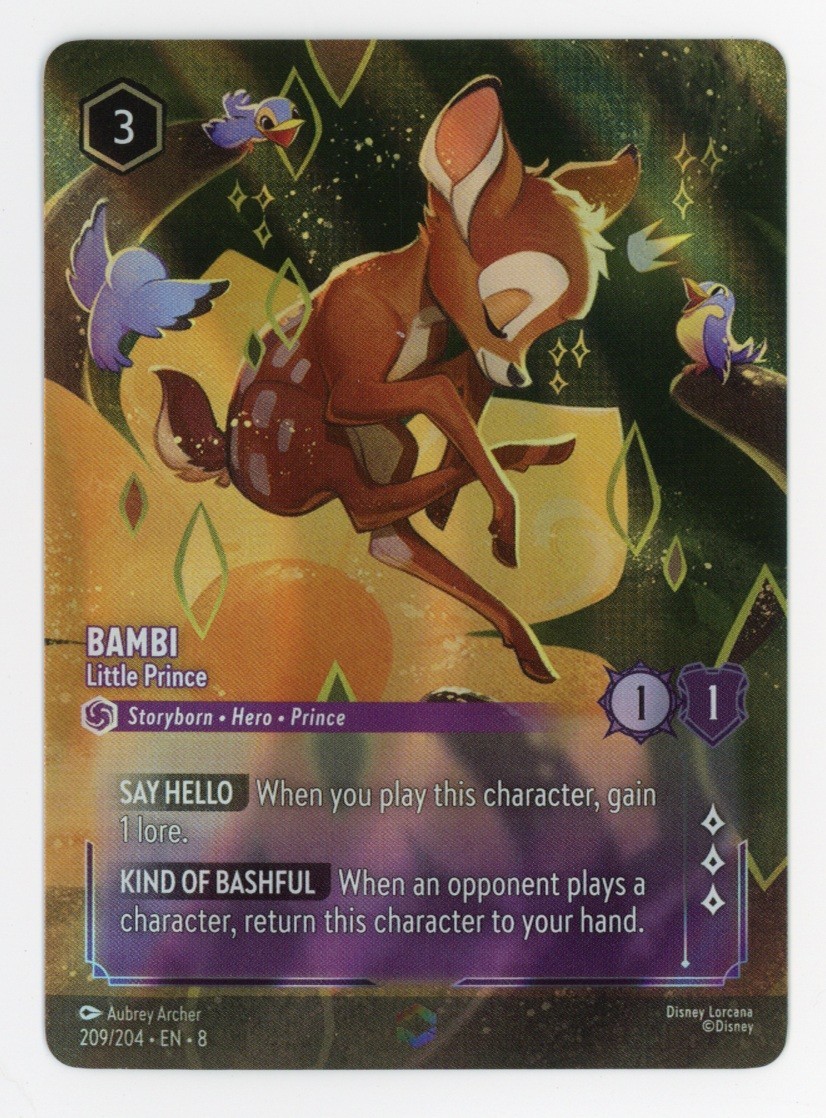 Bambi - Little Prince Enchanted 209/204 Enchanted Reign of Jafar Lorcana