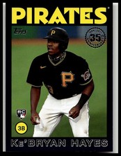 2021 Topps 1986 Topps 35th Anniversary Blue #86B-34 Ke'Bryan Hayes Pirates