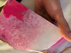 Beautiful Polished Pink, Gray & White Agate Geode Decor from Brazil — photo 8
