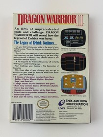 Dragon Warrior III 3 (Nintendo NES, 1992) Comes w/ Original Box