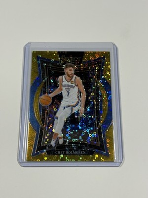 2024-25 Panini Select - Concourse Chet Holmgren #1 Gold Disco Prizm /10